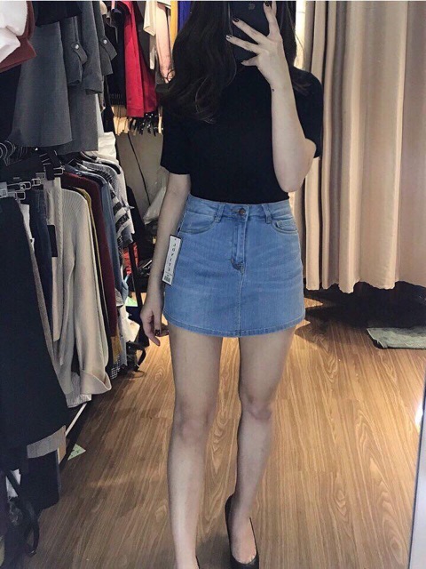 Short váy jean