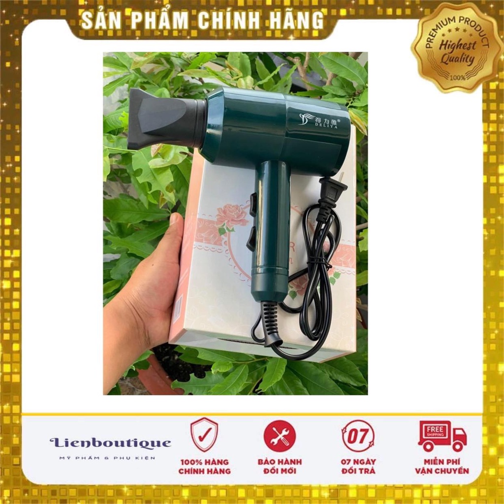 Máy Sấy Tóc Tạo Kiểu Deliya Công Suất Lớn 2000W hàng chính hãng