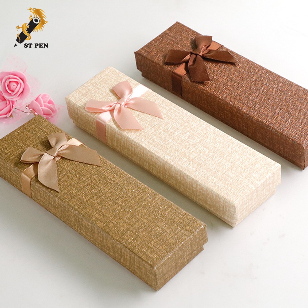 Hộp Bút Quà Tặng Có Nơ - Hộp Bút Ký Nữ,Văn Phòng Phẩm Bút Ký Quà Tặng | BigBuy360 - bigbuy360.vn