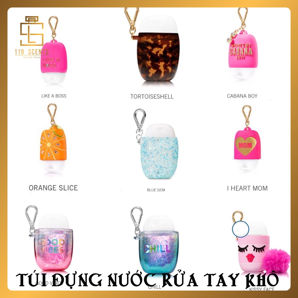 [ĐỦ MÀU] TÚI ĐỰNG NƯỚC RỬA TAY KHÔ BATH AND BODY WORKS