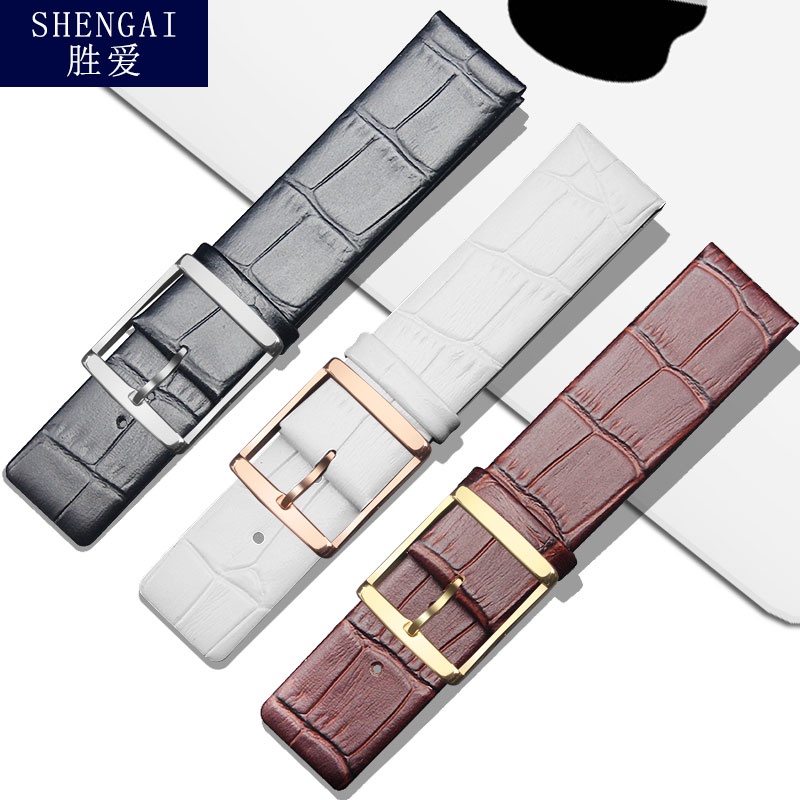 Ultra Dây Đồng Hồ CK Bằng Da Thật Siêu Mỏng Thời Trang Dành Cho Nữ Và Nam 16|20|Vòng Tay Da Bò Chống Nước 22mm k2y211