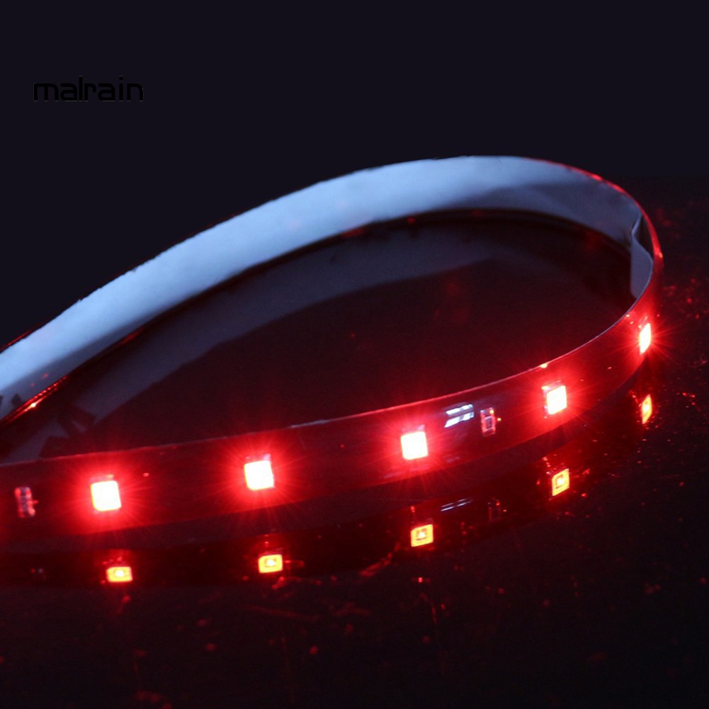 Set 2 Dải Đèn Led 60cm Chống Thấm Nước Trang Trí Xe Hơi Độc Đáo