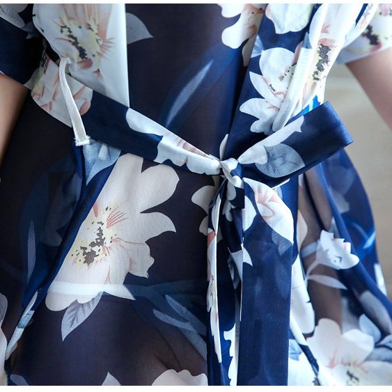 Áo choàng ngủ sexy BIGsize kimono chiffon hoa cao cấp váy ngủ sexy đẹp giá rẻ siêu sale | WebRaoVat - webraovat.net.vn