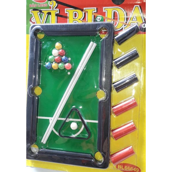 Bàn bida lổ có chân bằng nhựa kích thước 42*22cm