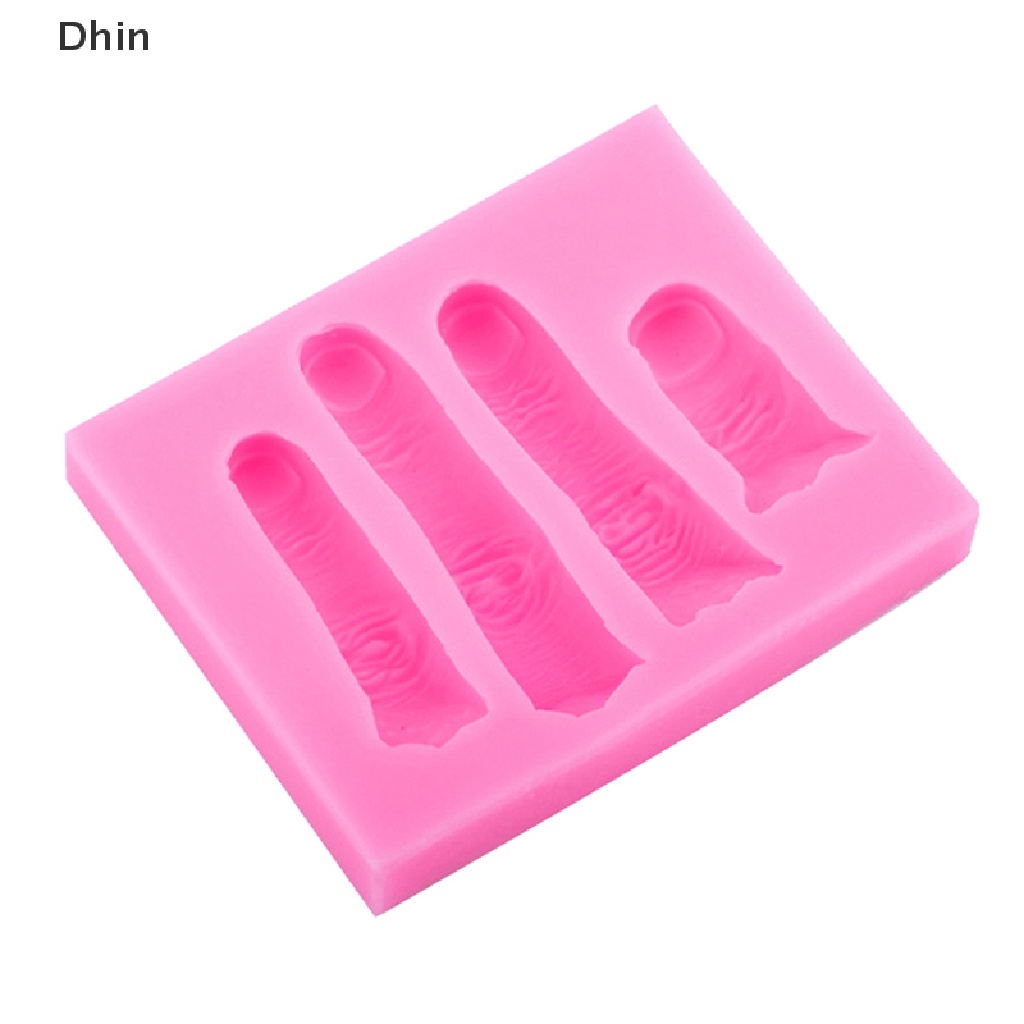 Khuôn Silicone Tạo Hình Ngón Tay Trang Trí Bánh Kem Phong Cách Halloween