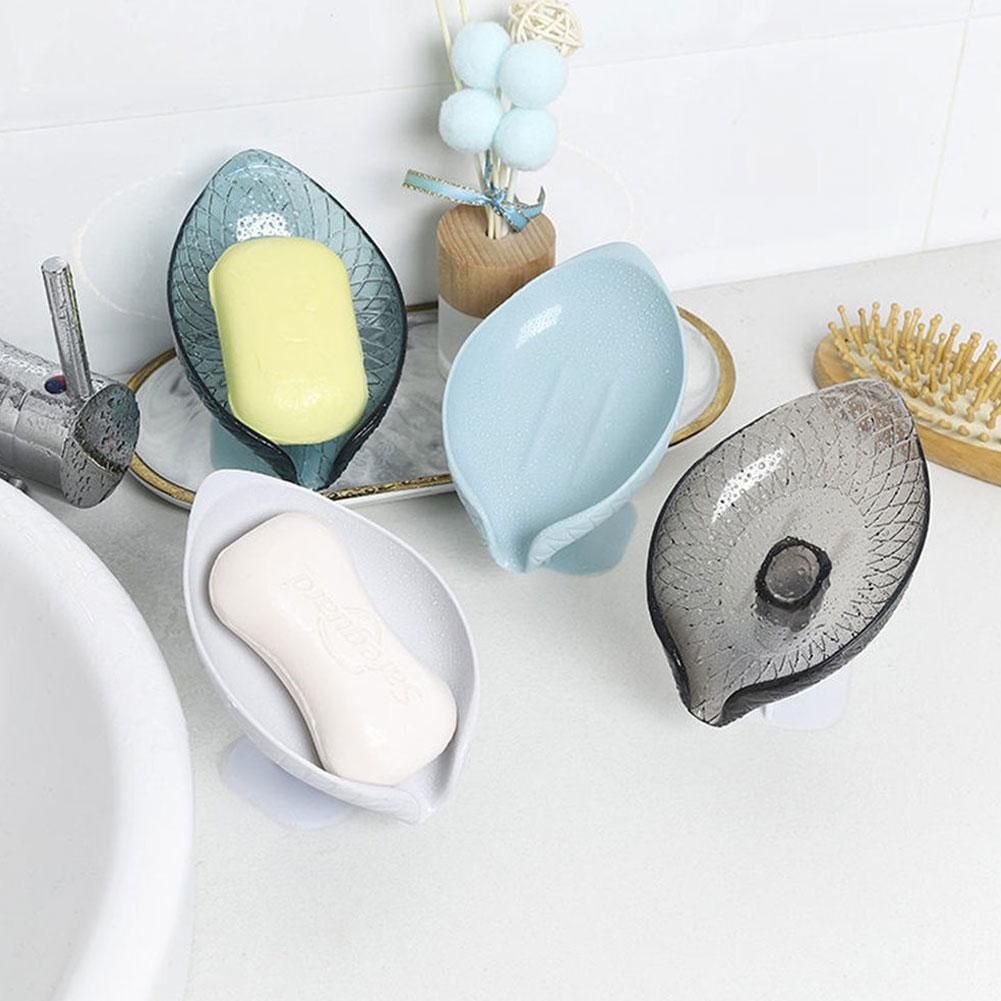 Giá Để Xà Phòng Gắn Tường Hình Chiếc Lá Sáng Tạo N3C3