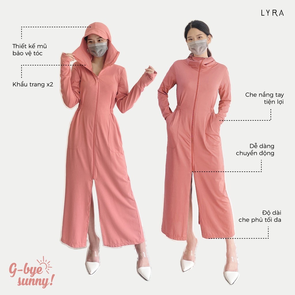 Áo Chống Nắng Toàn Thân  Nữ Dáng Dài Thời Trang