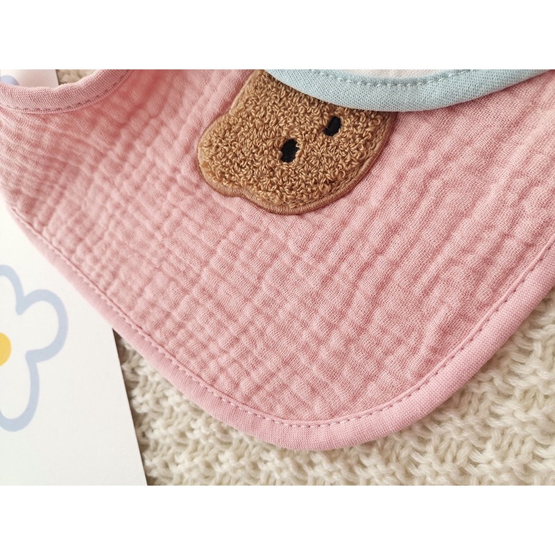 Yếm quàng cổ cho bé ORGANIC 100% SỢI BÔNG COTTON HỮU CƠ TỰ NHIÊN