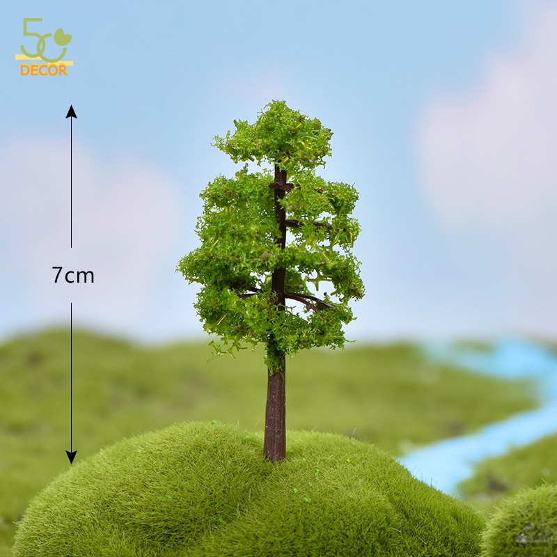 Mô hình cây xanh mini, mô hình trang trí tiểu cảnh terrarium trang trí bàn, trang trí cây cảnh