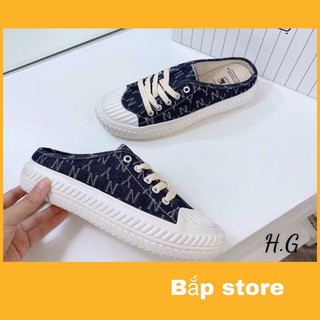 🔴[ GIÀY SIÊU HOT ]✅Giày Sục Ny Đạp Gót, Sục Ny Màu Monogram, Sục  𝐌𝐋𝐁 Đạp Gót, Sục Ny Xanh Đậm Hot Hit 2021