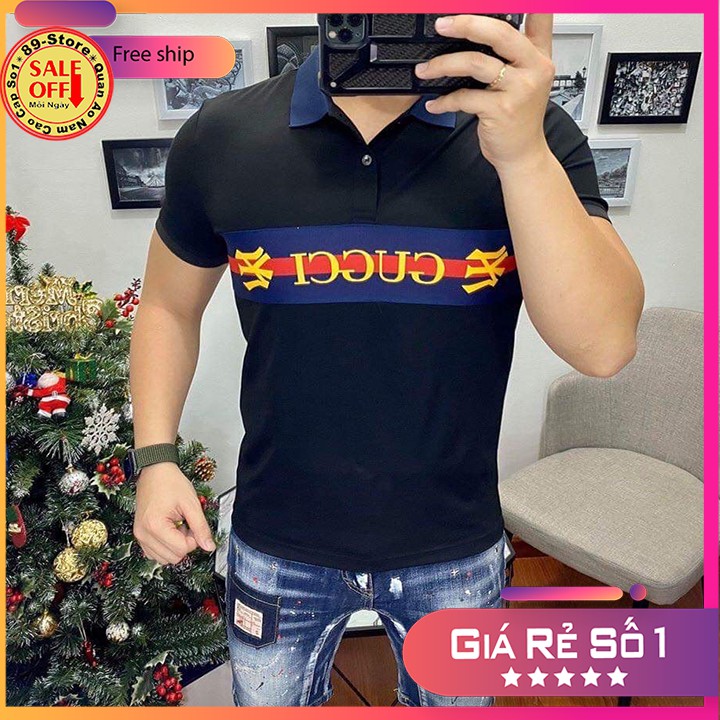 Áo Thun Nam Tay Ngắn Có Cổ Cao Cấp Thích Hợp Moi Lứa Tuổi Cam Kết Về Chất Lượng 🌟GIÁ RẺ NHẤT🌟