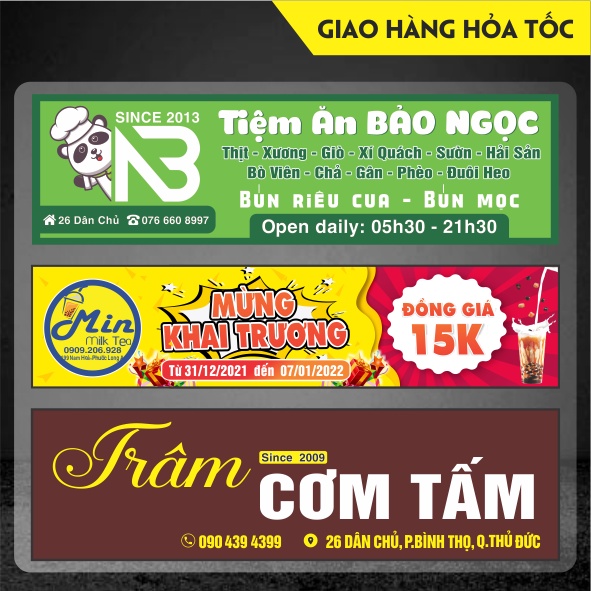 In bạt quảng cáo ngoài trời nhiều kích thước_Thiết kế Nàng Thơ