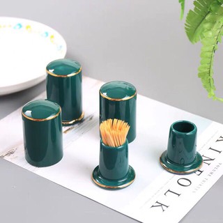 Lọ tăm sứ cao cấp