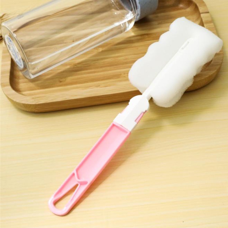 Bộ cọ rửa bình nước SUNHOME dụng cụ vệ sinh cốc ly siêu sạch, khớp nối thông minh tránh gãy