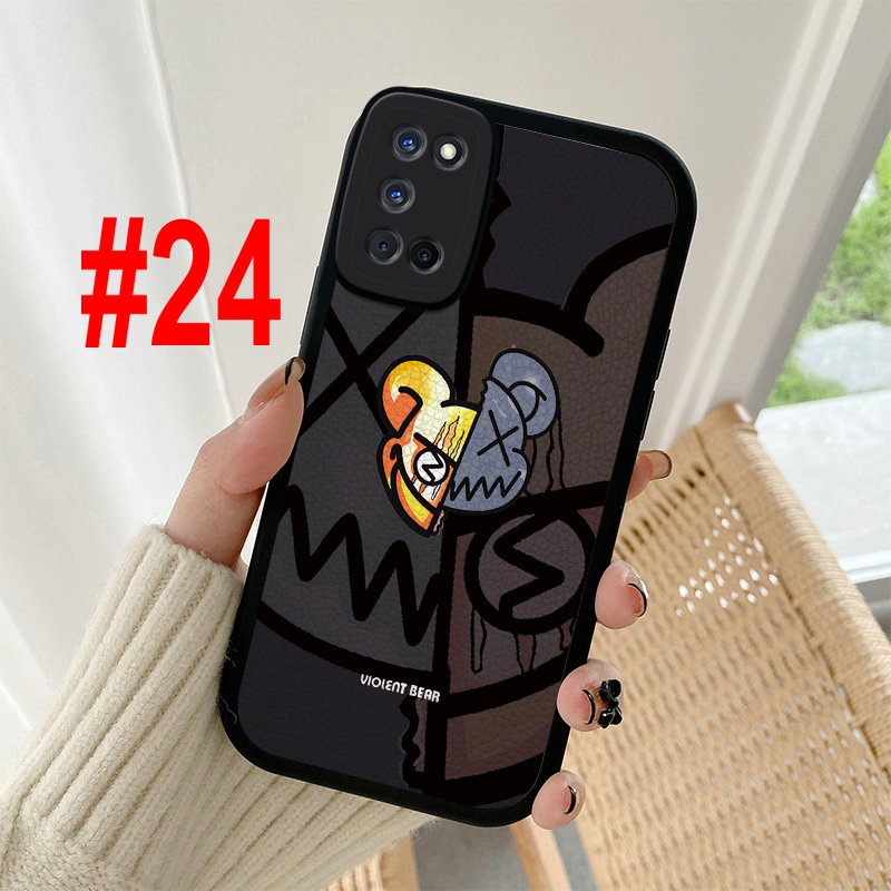 Casing For IPhone 13 12 11 Pro Max Xs X Xr Max 6 6s 7 8 Plus ProMax XsMax 6+ 6s+ 7+ 8+ ins Cool Little devil Violent Bear Fine Hole Lens Protection Lambskin Full Back Cover Shockproof Soft Phone Case KQ 23
