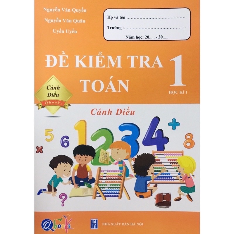 Sách - (Combo 2 tập) Đề Kiểm Tra Toán 1 - Cánh Diều
