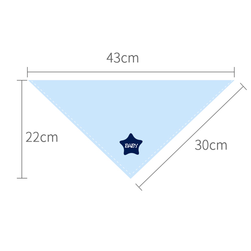Set 4 Yếm Ăn Cotton Xinh Xắn Dành Cho Bé