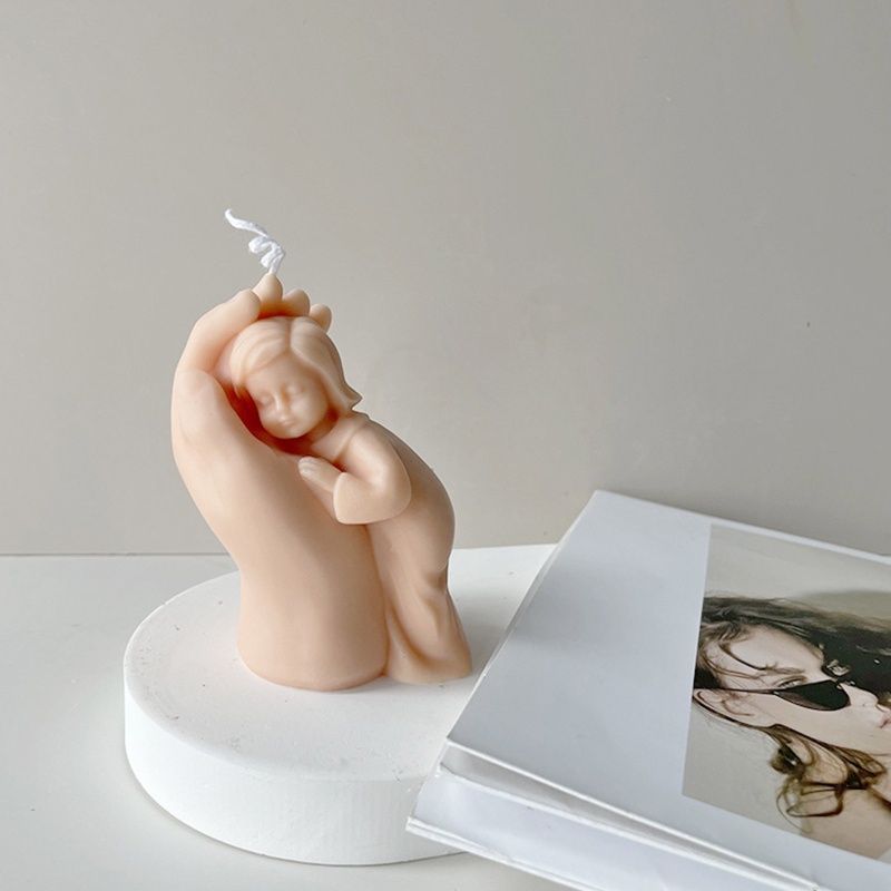Khuôn Silicone Tạo Hình Làm Nến Hình Cô Gái Gợi Cảm 3D