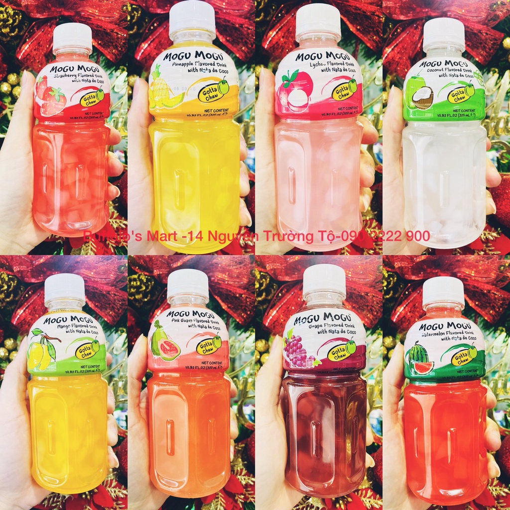 Nước trái cây thạch Mogu đủ vị - Hàng nhập khẩu chính hãng