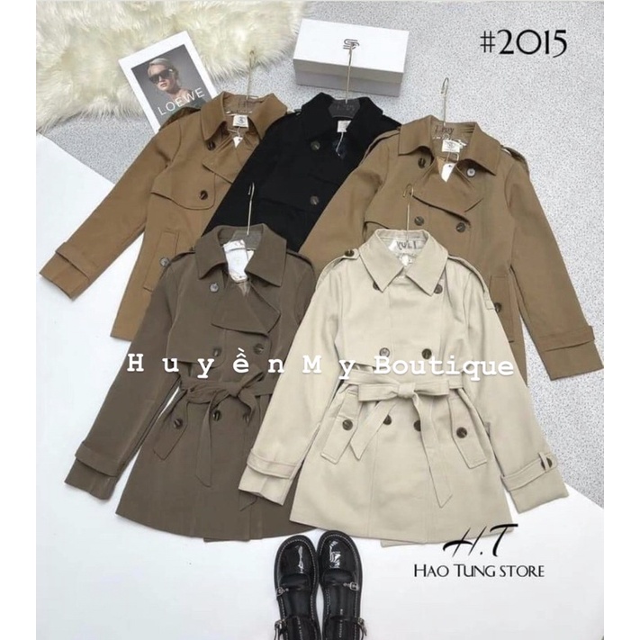 [Video cận chất] Áo Khoác Mangto Khaki dáng ngắn,dáng dài 2 lớp kèm đai hàng Quảng Châu loại 1 form size <62kg | BigBuy360 - bigbuy360.vn