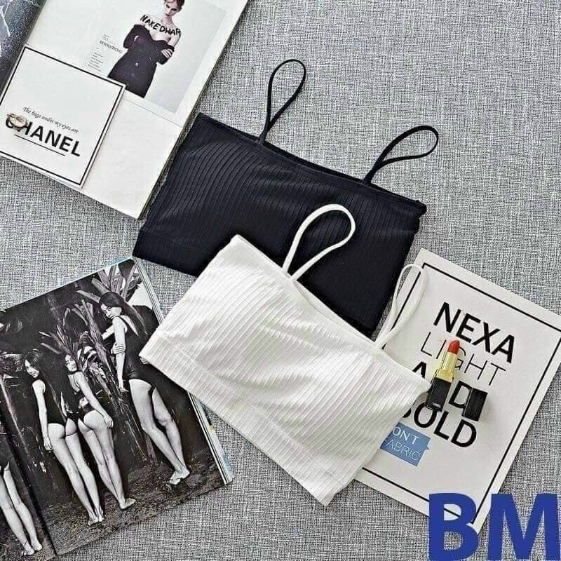 Bra gân có mút ngực