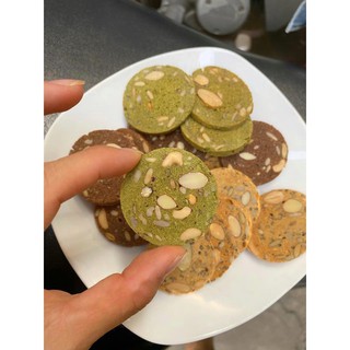 BISCOTTI Nguyên Cám 3 VỊ 100% không đường (Không Nho khô)- Bánh Ngũ Cốc Nướng Ăn Kiêng- Ăn sạch - sống khoẻ by NHUNGYURI