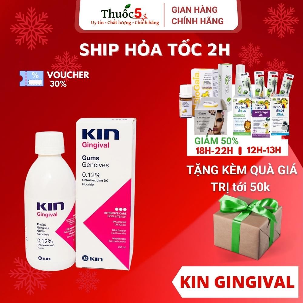 [GIÁ GỐC] Nước súc miệng Kin Gingival 250ml hộp 1 - Chai 250ml