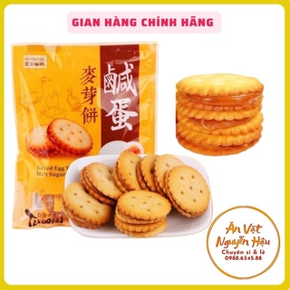 BÁNH QUY TRỨNG MUỐI ĐÀI LOAN BỊCH 500g SIÊU TO