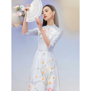 Áo dài Tiểu Khuê 1AD021XT Lep'