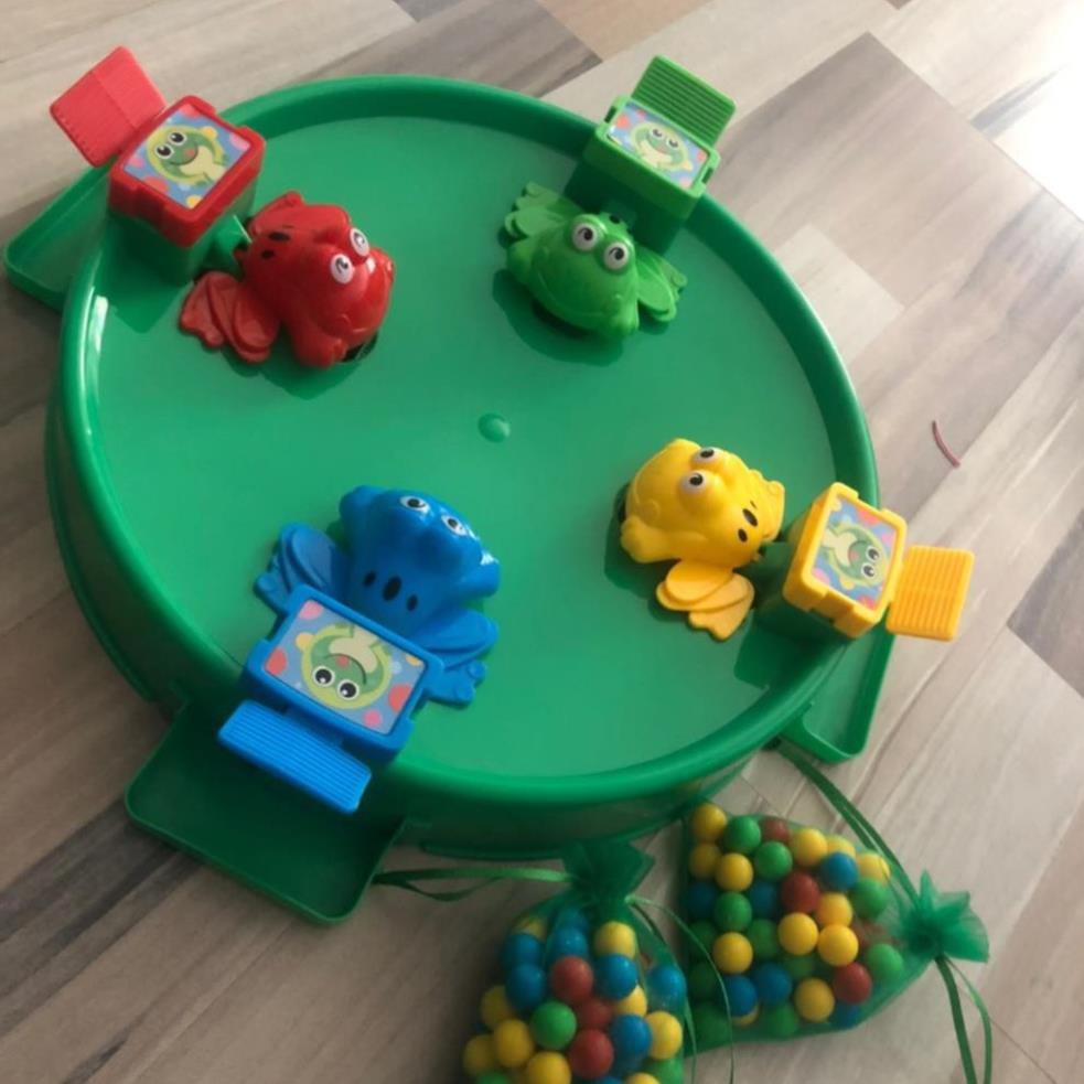 Bộ đồ chơi ếch ăn kẹo cho cả gia đình 4 người chơi - Đồ chơi trẻ em 3 4 5 6 tuổi
