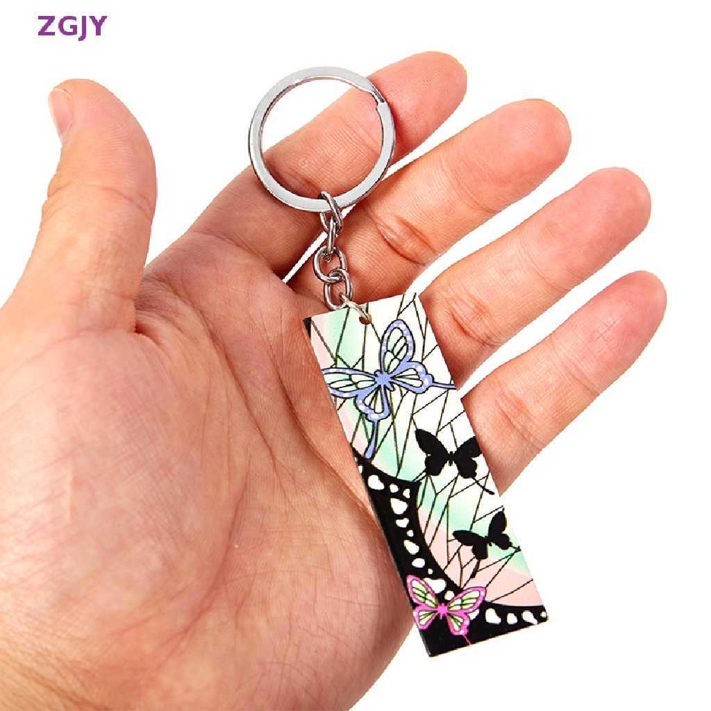 Móc Chìa Khóa Bằng Acrylic Hình Demon Slayer Kimetsu no Yaiba Blade of Ghost Mới