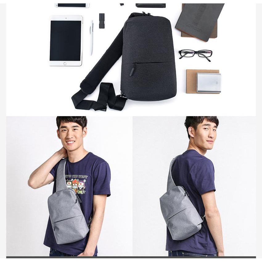 [Bản Quốc Tế] Túi Đeo Chéo Xiaomi City Sling (Xám) - Shop Điện Máy Center