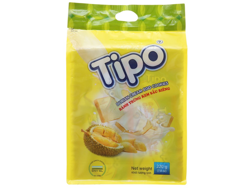 Bánh Tipo trứng kem sầu riêng 220g