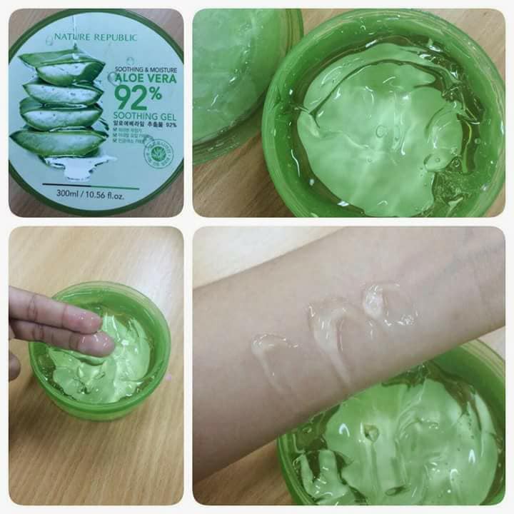 GEL LÔ HỘI ALOE VERA 92% NATURE REPUBLIC