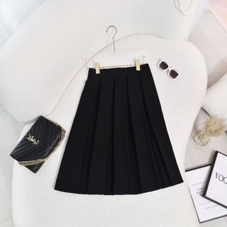 Chân váy xếp ly dáng dài