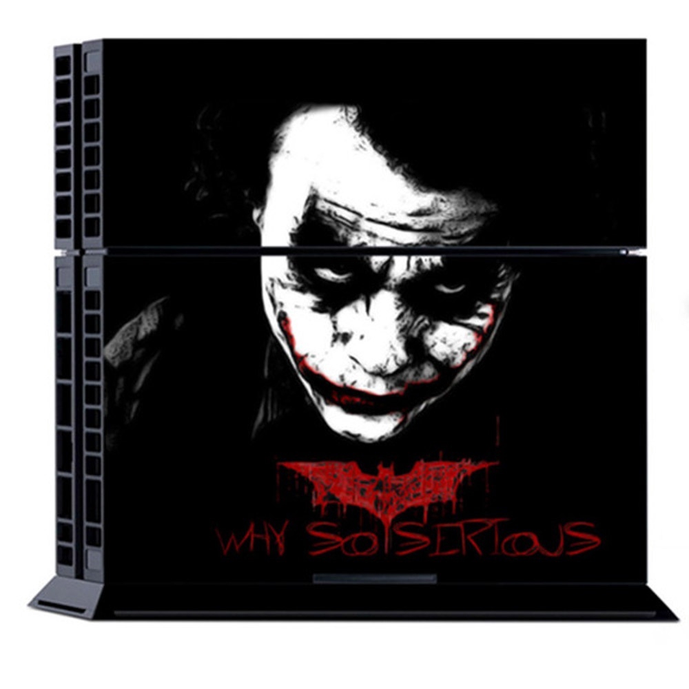 Decal dán trang trí bảo vệ máy chơi game PS4 hình gã hề Joker