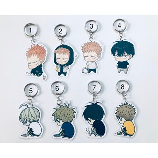 Móc khóa plastic manhua 19 days chibi - mẫu 2