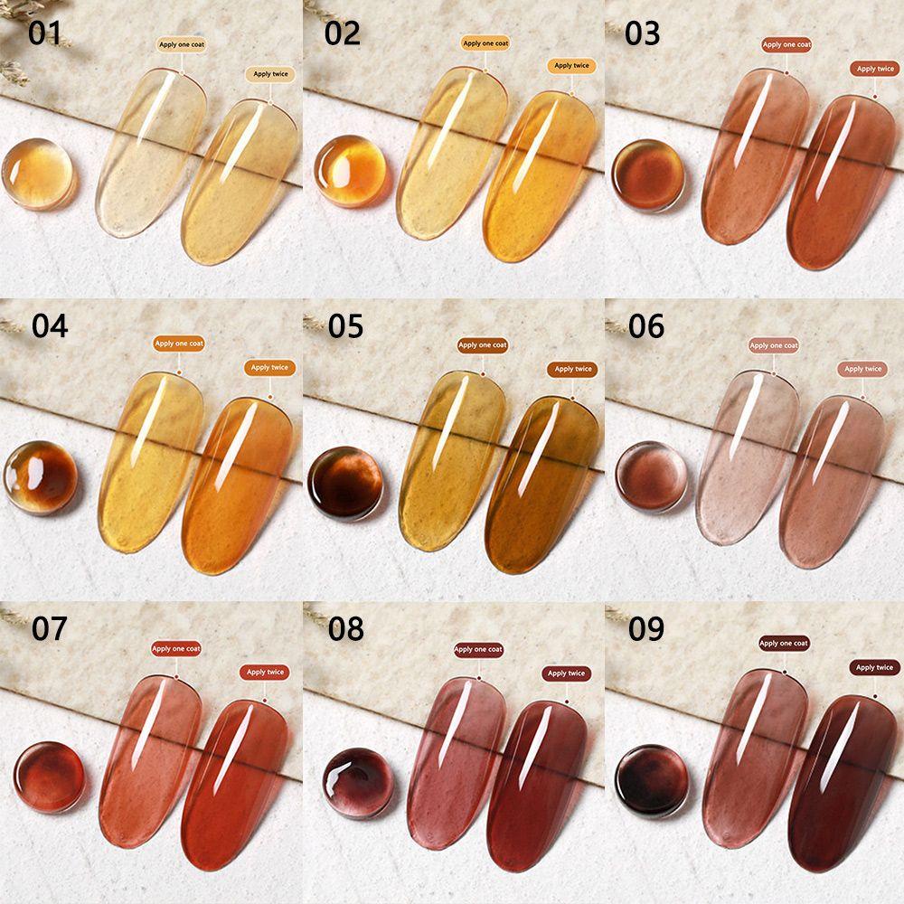 Sơn Móng Tay 15ml Tinh Chất Trà Sữa Caramel Thương Hiệu EBINLANDS