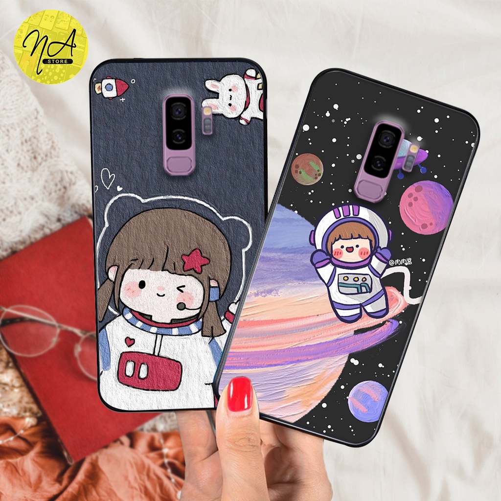 Ốp lưng điện thoại Samsung S9 - Samsung S9 plus in hình nhà phi hành gia công nghệ Nhật Bản-mẫu mã cực hot