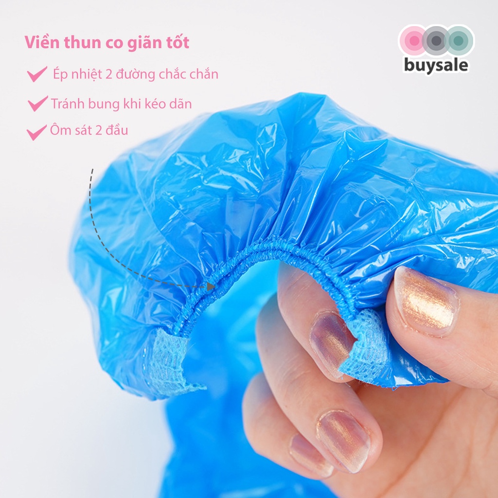 Bao nylon giữ vệ sinh, an toàn cho tay dùng trong lao động dọn dẹp, làm bếp, hóa chất  - Buysales - BSPK227
