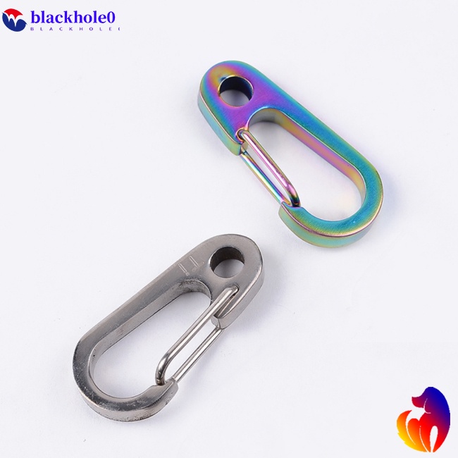 Móc khóa cài carabiner hợp kim titan treo nhanh giữ đèn pin dành cho hoạt động ngoài trời
