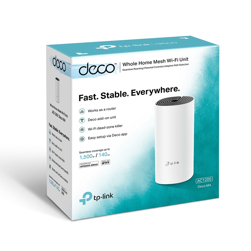 Bộ phát wifi TP-Link Deco M4 2-Pack Mesh MU-MIMO AC1200Mbps (Chính hãng TP-Link Việt Nam)