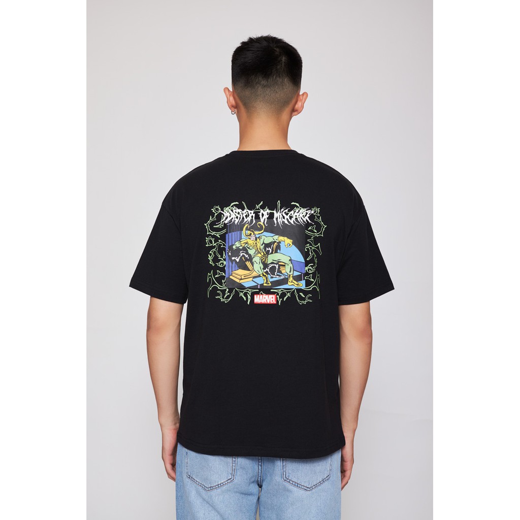 Áo Thun BOO Nam Nữ Unisex Oversize Dáng Rộng 100% Cotton Cao Cấp In Hình Loki Dành Cho Fandom Yêu Marvel