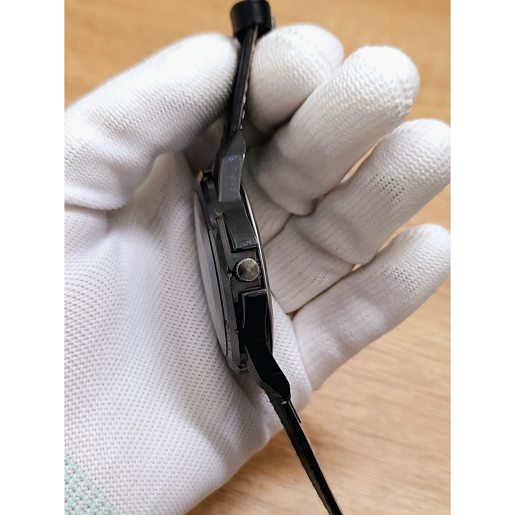 Đồng hồ nam SWC hàng si Nhật mặt kính ánh xanh, màu lính