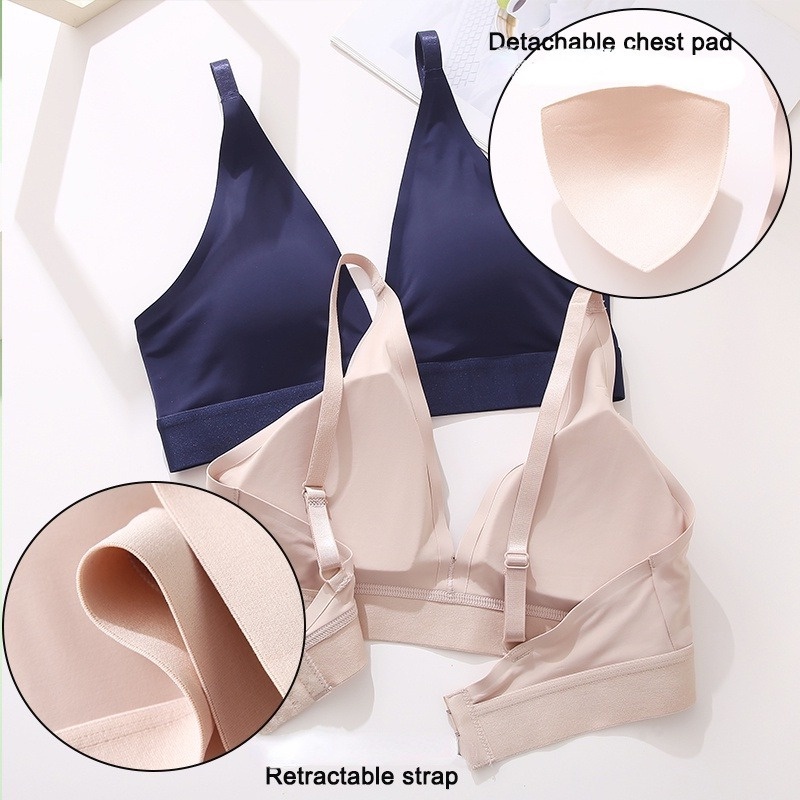 Áo ngực thể thao TakeTalk không đường may cổ v sâu gợi cảm cho nữ