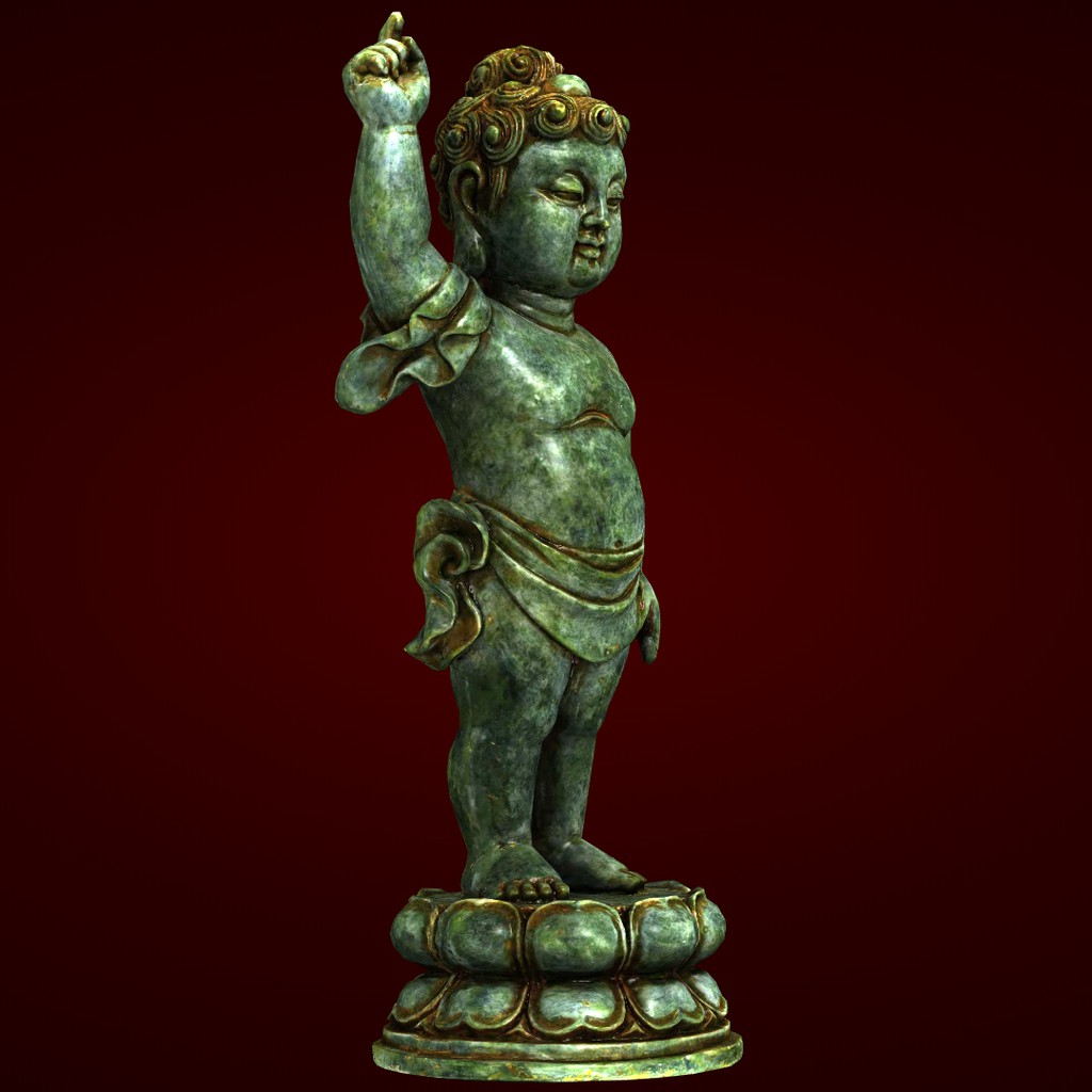 Tượng Phật Đản Sanh - Xưởng E3D - Thích Ca Sơ Sinh - PH 079