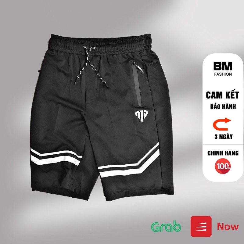 Quần short thun nam vải co giãn, ép nhiệt cao tần, phom 45-80kg, quần đùi nam thanh niên đẹp