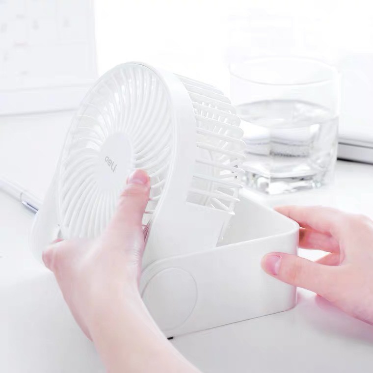 🎀HOT SUMMER🎀 Quạt Deli Kẹp Để Bàn - Điều Chỉnh Được - Hàng Chính Hãng - Siêu Bền Bỉ Công Suất Lớn | BigBuy360 - bigbuy360.vn