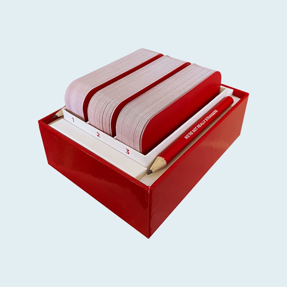 Bộ Thẻ Trò Chơi Board Game We're Are Not Really Strangers BG71