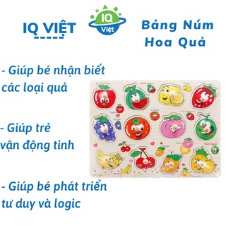 Bảng Núm Hoa Quả Cho Bé